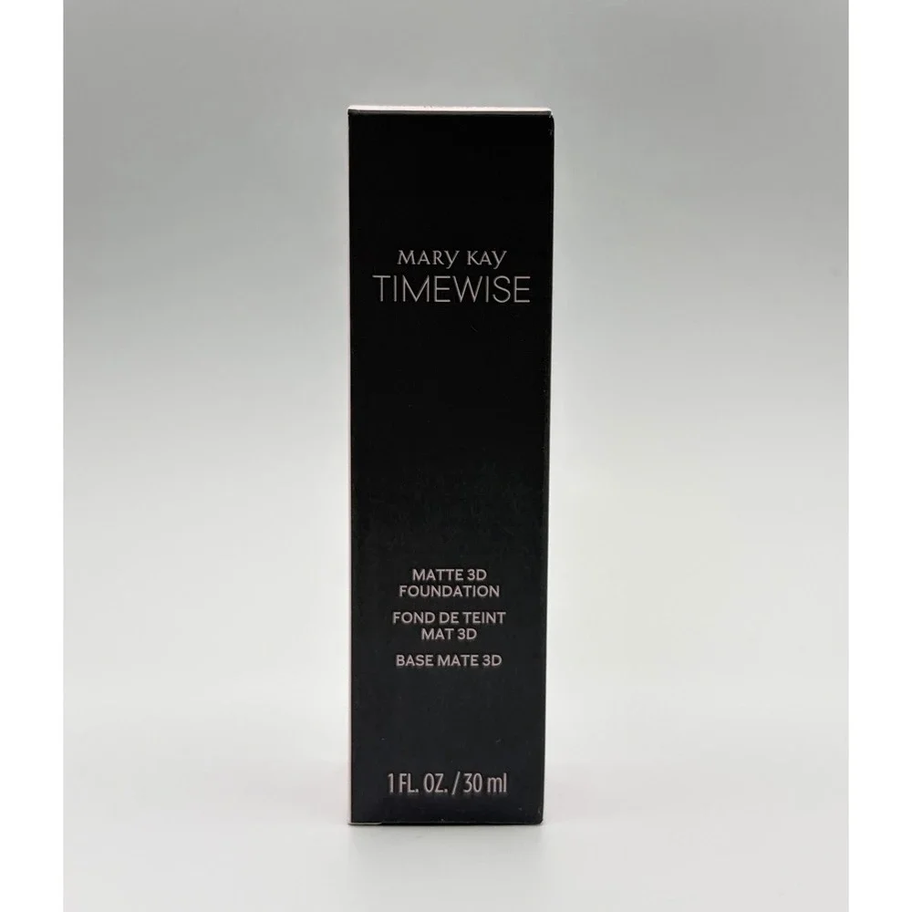 Mary Kay TimeWise Matte 3D Foundation Bronze W 110 Combination To Oily Skin 1oz